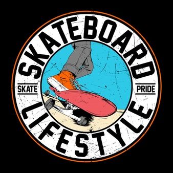 Skater Gifts, Skateboard Logo, Skateboard Art Design, Skate And Destroy, Vintage Skateboards, Skateboard Shop, Skate Art, Skateboard Design, Tshirt Design Men