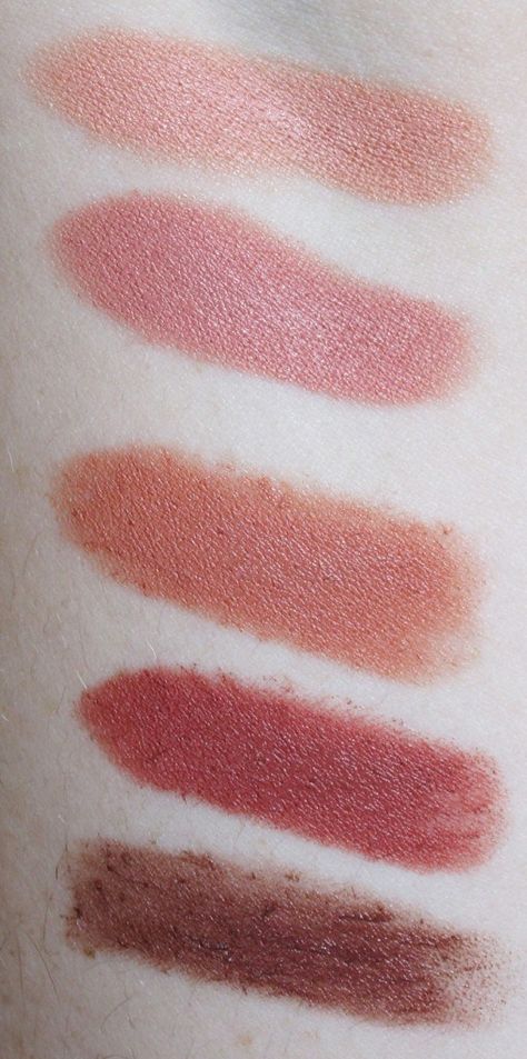 Rimmel Lasting Finish Nude Lipsticks by Kate Moss Collection Swatches & Review including the shades 40, 42, 46, 47, & 49. See more reviews, makeup tutorials, & nail art on All Things Beautiful XO Rimmel Kate Moss Lipstick, Kate Moss Lipstick, Rimmel Lipstick, Nude Pink Lipstick, All Things Beautiful, Rimmel London, Moisturizing Lipstick, Lipstick Swatches, Nude Lipstick