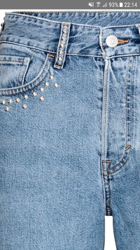 Rhinestone Tshirt Designs, Jean Diy, Denim Diy Clothes, Bedazzled Jeans, Diy Jeans, Rhinestone Jeans, Denim Fashion Women, Denim Inspiration, Custom Denim