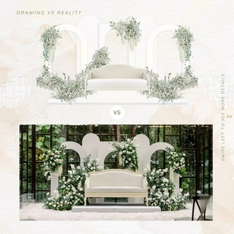 Step into the realm of enchantment with Our Fairytale Wedding Our 3D design proposal is ready to bring your dream theme to life. Share your vision with us, and let our dedicated team weave magic into every detail, making your fairytale dream a reality. From the wedding of Faiedz x Asilah Photo by : @afiqnurin.official Let us turn your dreams into reality. . For rates & packages kindly fill in the form on our website . www.rumahdusun.com.my or kindly click the link on our bio to book a consu... Moodboard Wedding Decoration, Pelamin Klasik, Makeup Look Wedding, Hall Deco, Night Reception, Mod Board, Wedding Booth, Wedding Theme Design, Wedding Henna Designs