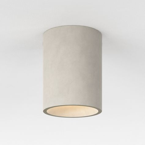 Country Luxe, Surface Mounted Downlight, Astro Lighting, Concrete Lamp, Concrete Materials, Concrete Finish, Concrete Texture, Exterior Wall Light, Outdoor Flush Mounts