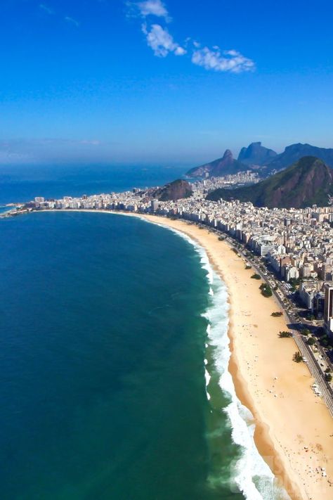 Beach Aerial View, Travel Photo Wall, Ipanema Beach, Copacabana Beach, Sea Resort, Brazil Travel, Travel Photography Inspiration, Sweet Summertime, Dream Trip