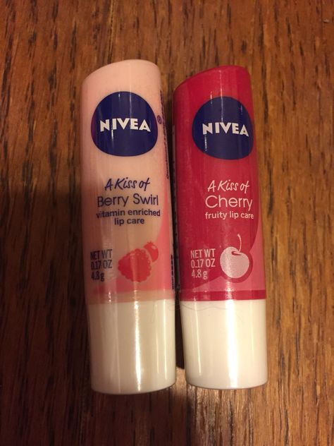 How To Get Cherry Lips, Nivea Cherry Lip Balm, Nivea Chapstick, Labello Lip Balm, Cherry Chapstick, Cute Lip Balm, Nivea Lip Butter, Nivea Lip Balm, Lip Balm Collection