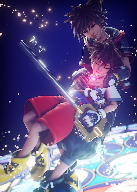 Kingdom Hearts Quotes, Sora Kh, Kingdom Hearts Crossover, Sora And Kairi, Kingdom Hearts Wallpaper, Kh 3, Kingdom Hearts Characters, Kingdom Hearts Ii, Kingdom Hearts Fanart