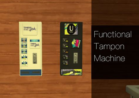 Made Functional - QMBiBi x sg5150 | QMBiBi on Patreon Sims 4 Cc Pads And Tampons, Sims 4 Cc Functional Objects Patreon, Sims 4 Functional Cc Patreon, Pads Tampons, Wall Safe, Floor Safe, Happy May, Sims 4 Clothing, The Sims4