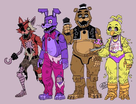 Fnaf Animatronics Redesign, Animatronic Character Design, Freddy Fazbear Redesign, Animatronic Drawing, Fnaf 1 Freddy, Fnaf Redesigns, Fnaf Fanart, Animatronic Fnaf, Fnaf 1