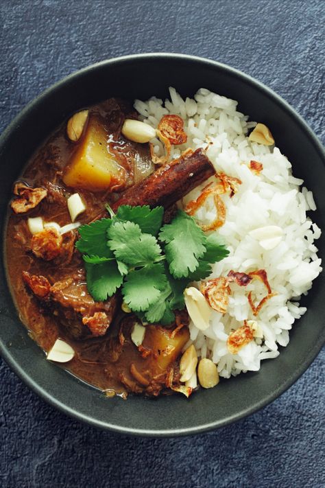 Beef massaman curry is a Thai dish full of spices and rich aromatics. This yummy recipe is the perfect winter warmer for a cozy night in. Massaman Curry Recipe, Beef Massaman, Beef Massaman Curry, Massaman Curry Paste, Tamarind Juice, Thai Beef, Massaman Curry, Paste Recipe, Best Thai