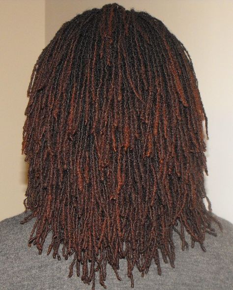 Layered Locs, French Twist Short Hair, Dread Journey, Loc Method Natural Hair, Dyed Locs, Sisterlocks Journey, Loc Method, Sisterlocks Styles, Micro Locs