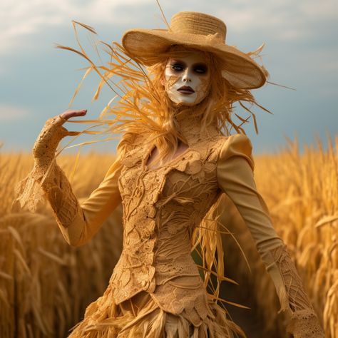 #FemaleScarecrow #StrawStyleSiren #OzOriginality #BrainyBeauty #EmeraldCityElegance #Halloween2023 #CostumeGoals #FairytaleFashion #TrendingCostumes #HalloweenInspo #UniqueCostumes #CosplayCreativity #WizardOfOzWonders #FieldFashionista Scarecrow Woman, Female Scarecrow, Fairytale Fashion, Unique Costumes, Halloween Inspo, Emerald City, Halloween Costumes Women, Scarecrow, Costume Ideas