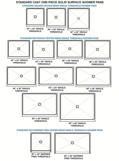 Walk In Shower Dimensions, Countertops Solid Surface, Shower Pan Sizes, Building A Shower Pan, Two Person Shower, Shower Dimensions, Shower Curb, Shower Sizes, Solid Surface Countertops