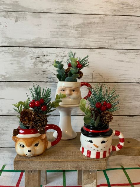 Diy christmas mugs