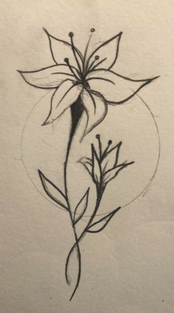 Flower Art Drawing, Meaningful Drawings, Flower Sketches, Easy Doodle Art, Easy Doodles Drawings, Easy Drawings Sketches, 수채화 그림, Doodle Art Designs, Art Drawings Sketches Creative