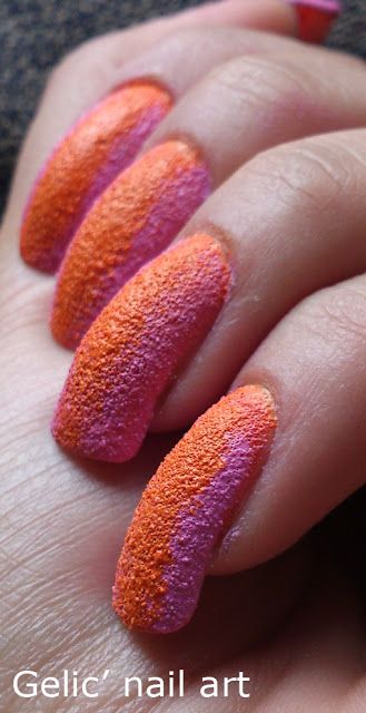 Gelic' nail art: Pink and orange texture nail art Orange Nail Art, Orange Texture, Different Shades Of Pink, Orange Nails, Peach Rings, Gummy Candy, Pink And Orange, Nail Designs, Candy