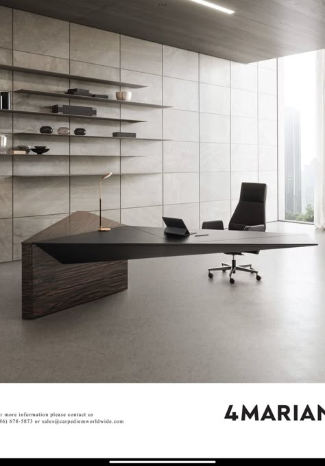 Office Work Station Design, Chairman Office, Ceo Office Design, Office Desk Designs, Executive Table, L Shaped Executive Desk, Ceo Office, Minimalist Home Office, Office Table Design