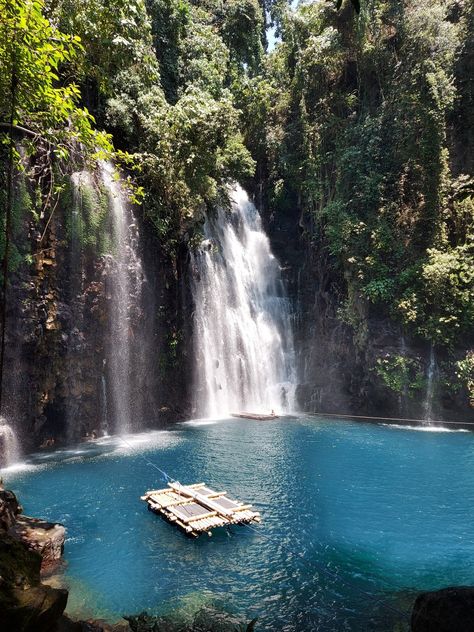 A pretty waterfall near my house ♡ Tinago Falls, Pretty Waterfall, Iligan City, My House, Quick Saves