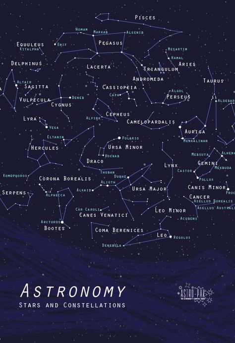 Did You Know How to Find All of These? Stars And Constellations, Astronomy Stars, Astronomy Poster, Star Constellations, Space Science, The Night Sky, Space And Astronomy, Space Exploration, Teaching Tools