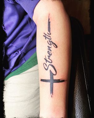 Chandler Tattoo, Meaningful Tattoos For Men, Fierce Tattoo, Inspiring Tattoos, Rib Tattoos For Guys, Crazy Tattoos, Christ Tattoo, Couple Matching Tattoo, Word Tattoo