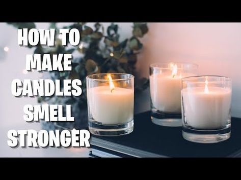 This is a guide teaching you how you can make candles smell stronger. We'll be looking at why some candles don't have a strong scent and how different types of wax can affect it. Scented Candles Diy, Make Candle, Strong Scented Candles, Make Candles, Coaching Session, Candles Diy, Candle Smell, How To Make Diy, Diy Candles