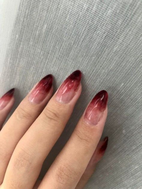 Emerald Green Gothic Nails, Vamp Nails, Blood Nails, Paznokcie Hello Kitty, Gothic Nails, Grunge Nails, Goth Nails, Pretty Gel Nails, Her Nails