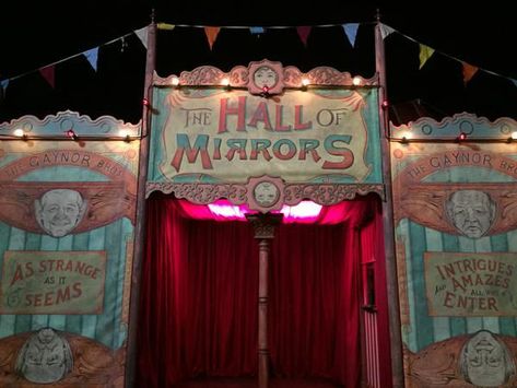 Hall Of Mirrors Carnival, Hall Of Mirrors Circus, Hall Of Mirrors Aesthetic, Circus Mirrors, Creepy Circus Aesthetic, Wayhaven Chronicles, Dark Carnival, Circus Aesthetic, Pierrot Clown