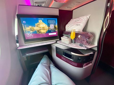 I recently decided to treat myself to flying Qatar Airways Business Class, and want to share a review of the experience with you. In this Qatar Business Class Review I… The post Qatar Airways Business Class Review [Including Qsuite Review] appeared first on Fjords & Beaches. First Class Qatar Airways, Qatar Airways Business Cabin, Qatar Airways First Class Luxury, Q Suite Qatar Airways, Qatar Airways Business Class Aesthetic, Qatar Business Class Cabin, Qsuite Qatar, Qatar Airways Aesthetic, Qatar Qsuite