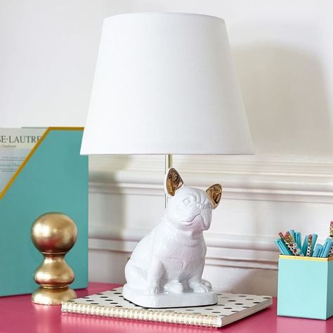 Ooh La La — 32 Fabulous French Bulldog Gifts French Bulldog Decor, Bulldog Decor, Dog Bedroom, Dog Lamp, Girls Bedroom Furniture, French Bulldog Gifts, Bulldog Gifts, Dog Rooms, French Bulldog Puppies