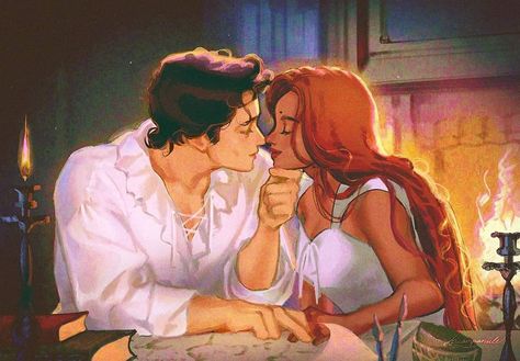 Interracial Art, Little Mermaid Live Action, Disney Princess Fan Art, Disney Fanart, Mermaids And Mermen, Disney Couples, Pinturas Disney, Disney Princess Art, Princess Art