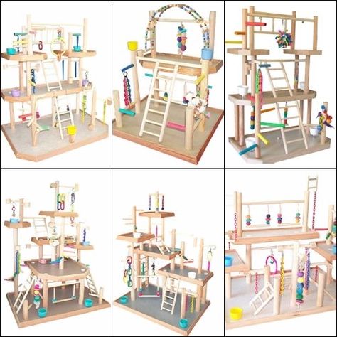 Parakeet Playground, Playground Inspiration, Bird Playground, Pet Rat Cages, Rat Ideas, Homemade Bird Toys, Rat Cage Accessories, Diy Bird Cage, Parakeet Toys