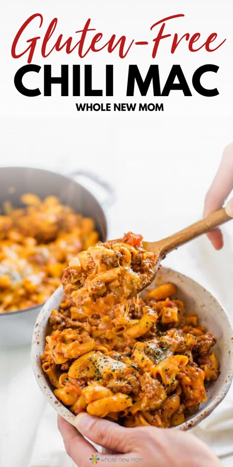 Need an easy dinner idea? This Chili Mac is a delicious and easy weeknight meal that is gluten-free! Grab the recipe here for this easy weeknight dinner, Chili Mac! #glutenfreedinner #easymeals #glutenfreechilimac #glutenfreechilimacandcheese #glutenfreechilimacrecipe #weeknightdinners #glutenfreedinnerideas #dinnerideas Chili Mac Recipe, Chili Mac And Cheese, Gluten Free Chili, Chili Mac, Gluten Free Menu, Easy Baked Chicken, Keto Lunch, Low Carb Lunch, Easy Weeknight Dinner