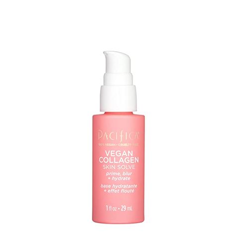 Amazon.com: Pacifica Beauty, Vegan Collagen Skin Solve Makeup Primer, Primes, Blurs & Hydrates Skin, Made with Hyaluronic Acid & Caffeine for Smooth Radiant Skin, Silicone and Cruelty Free, White : Beauty & Personal Care Primer Serum, Pacifica Beauty, Orange Extract, Vegan Collagen, Hydrating Skin, Collagen Serum, Glass Packaging, Collagen Protein, Face Lotion