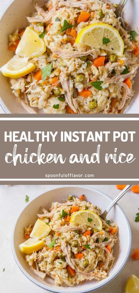 Chicken Recipe For Dinner, Instant Pot Chicken And Rice, Healthy Chicken Recipe, Low Calorie Chicken, Healthy Instant Pot, Pot Recipes Healthy, Recipe For Dinner, Healthy Chicken Recipes Easy, Summer Recipes Dinner