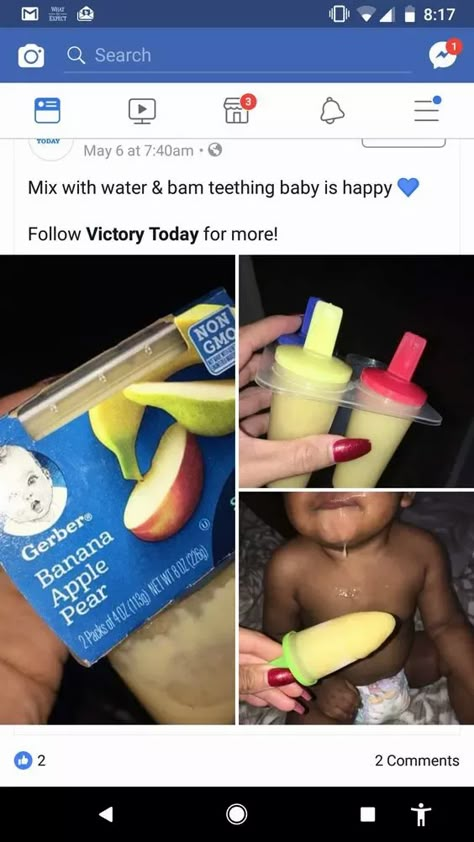 Teething Popsicles, Newborn Baby Tips, Newborn Mom, Baby Life Hacks, Baby Snacks, Baby Facts, Baby Planning, Kid Hacks, Baby Care Tips