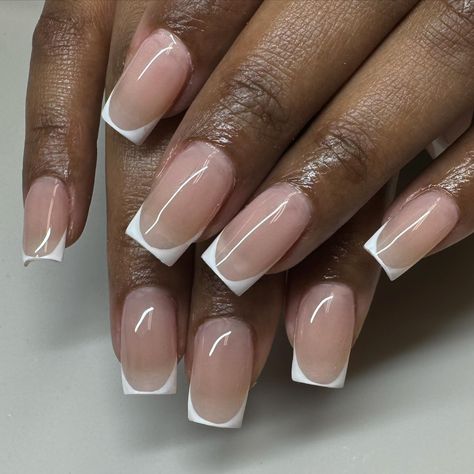 Little French ✨ @sofgel square tip cut down and topcoat @nailzbydevshop #65 from French collection @apresnailofficial French white #sacramentostructurednails #structuredmanicure #sacramentonailtech #sacramentonails #916nails #sacramentopressons #buildergelnails #lincolnnailtech #rosevillenailtech #rocklinnailtech #elkgrovenailtech #sacramentopressons #pressonnails #nailsnailsnails #nailart #naildesign #nailgoals�💅 #horror #halloween #spooky Split French Tip Nails, Builder Gel Nails, French Collection, Long Acrylic, Tip Nails, Horror Halloween, French Tip Nails, Halloween Spooky, Long Acrylic Nails