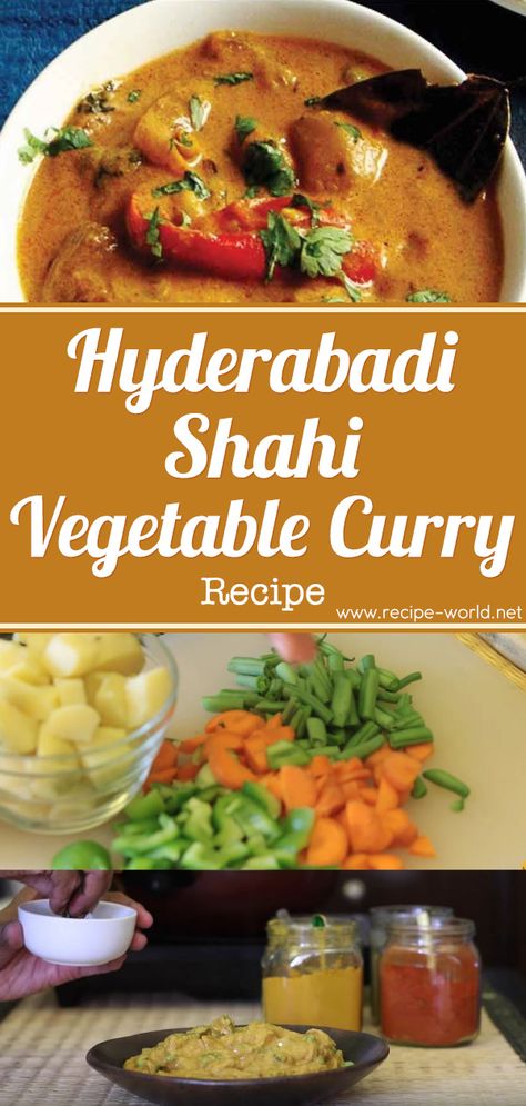 Vegetable Curry Recipe, Hyderabadi Cuisine, Easy Dinner Desserts, Vegetable Curry Recipes, Andhra Recipes, Paleo Cookbook, Weekend Dinner, Vegetable Curry, Main Course Recipes