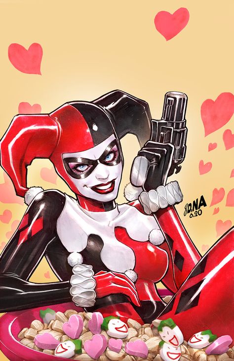 ArtStation - Harley Quinn--Cereal Killer, David Nakayama David Nakayama, Arley Queen, Der Joker, Harley Quinn Drawing, Harley Quinn Artwork, Harley Quinn Comic, Oh My Goddess, Univers Dc, Joker Art