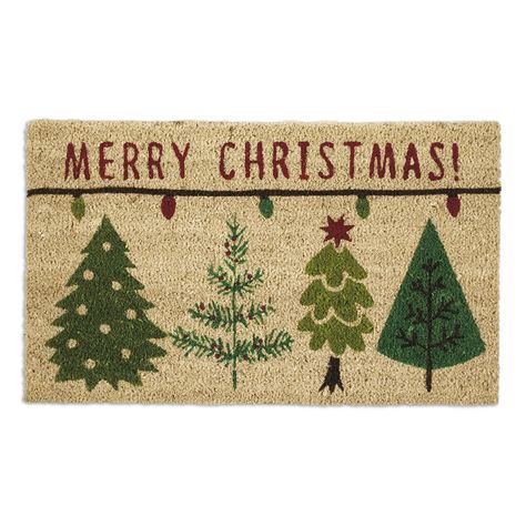 Merry Christmas Trees Doormat Christmas Doormats, Door Mat Ideas, Doormat Ideas, Christmas Door Mat, Door Mat Diy, Mat Ideas, Christmas Doormat, Entryway Mats, Coir Doormat