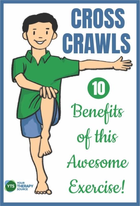 Cross Crawl Exercises – 10 Benefits of the Brain Hemisphere Syncing Exercise - Your Therapy Source Brain Balance Exercises, Brain Dance, Brain Gym Exercises, Coordination Exercises, Brain Gym For Kids, Primitive Reflexes, Bilateral Coordination, Occupational Therapy Kids, Pediatric Physical Therapy