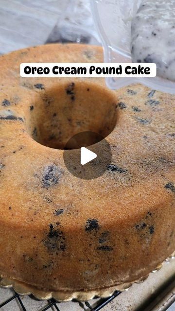 Savory & Sweet Treats on Instagram: "Elevate with Me!

10 crushed doubled stuffed Oreos folded into any cake recipe! Listen...Keep the filling.

@nabiscosnacks @oreo 

#savoryandsweettreatsllc #yummy #explorepage #fyp #desserts #foodgram #video #homemade #reel #poundcake #oreo #baking" Oreo Baking, Double Stuffed Oreos, Oreo Cream, Dee Dee, Pound Cake, Sweet Savory, Cake Recipe, Oreo, Cake Recipes