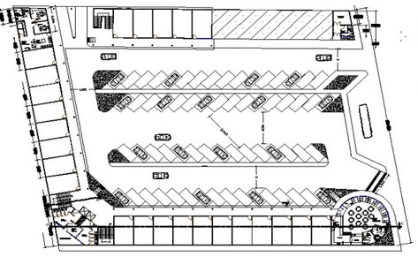 Parking Layout, Park Layout, Car Park Design, Parking Plan, Parking Building, Plaza Design, School Building Design, Conceptual Sketches, Basement Layout