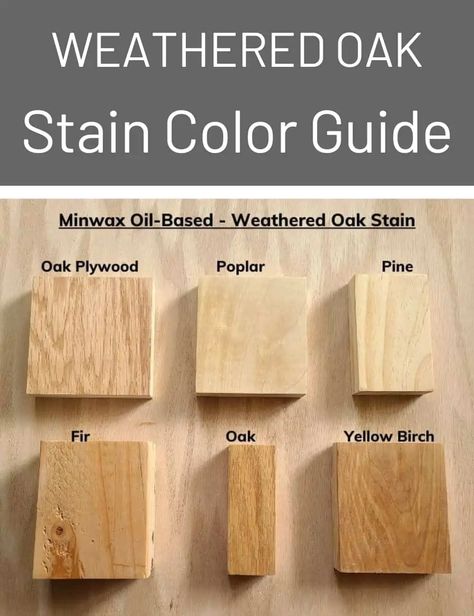 Weathered Oak Stain On Poplar, Weathered Oak Stain On Douglas Fir, Minwax Weathered Oak Stain On Pine, Weathered Oak On Pine, Natural Wood Stain Colors, Varathane Weathered Oak, Weathered Oak Stain On Pine, Varathane Stain Colors, Minwax Natural Stain