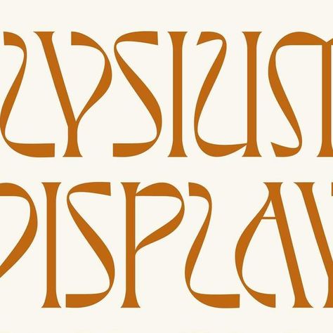 Tropical Type on Instagram: "New typeface “Elysium” out now.
This modern display font has a combination of bold curves with sharp angular details. This creates ( in my opinion) a kind of futurism/nostalgia juxtaposition which I think is pretty cool.
$16 full commercial use! 
Enjoy!

#font #typography #typeface #lettering" Typography Typeface, Font Typography, Display Typeface, Display Font, In My Opinion, Futurism, My Opinions, Pretty Cool, Typography