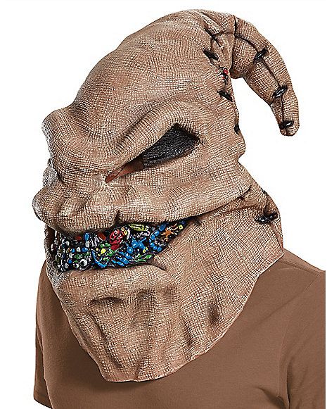 Oogie Boogie Mask - The Nightmare Before Christmas - Spirithalloween.com Nightmare Before Christmas Mask, Nightmare Before Christmas Costume, Boogie Man, Christmas Mask, Scary Mask, Spencers Gifts, Oogie Boogie, Halloween 2017, Creative Halloween Costumes