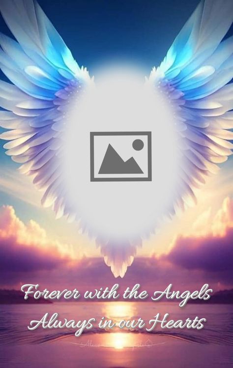 Angel In Heaven Quotes, Angel Wings Pictures, Heaven Pictures, Angel Wings Drawing, Angel Wings Art, Miss Mom, Wings Drawing, Heaven Quotes, Angel Images