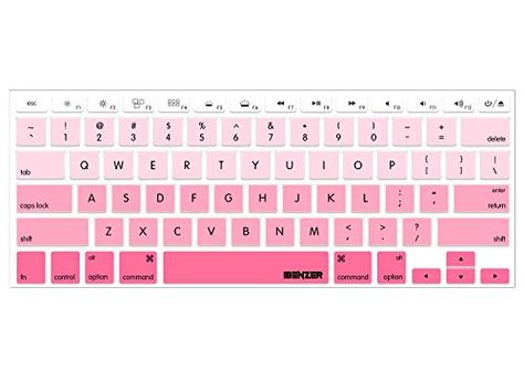 iBenzer MKC02GPK Macaron Series Keyboard Cover for MacBoo... Laptop Keyboard Stickers, Macbook Keyboard Stickers, Keyboard Pink, Best Photo Printer, Keyboard Letters, Key Board, Safe Internet, Macbook Pro Cover, Macbook Keyboard