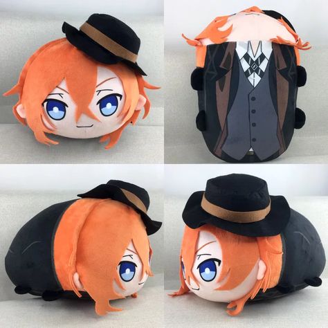 Chuuya Plush, Chuuya Cute, Good Anime, Nakahara Chuuya, Cosplay Cute, Costume Themes, Anime Gifts, Bongou Stray Dogs, Cute Plush