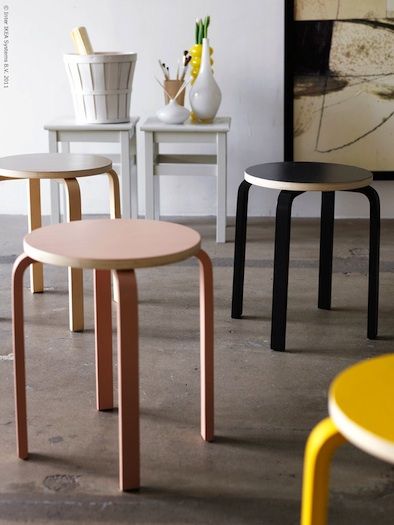 Email campaign to get IKEA to sell the Frosta stool in the US again. I am short three of them so I totally emailed. Desk Chair Diy, Ikea Stool, Ikea Chair, Best Ikea, Ikea Family, Stool Design, Alvar Aalto, Diy Chair, Ikea Diy