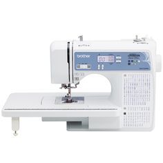 Amazon.com: Brother Sewing XR9550PRW Computerized Sewing Machine Heirloom Stitching, Brother Sewing Machine, Embroidery Bobbins, Computerized Sewing Machine, Brother Sewing Machines, Sewing Machine Reviews, Sewing Machine Embroidery, Sewing And Quilting, Craft Table