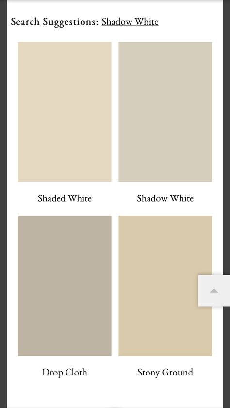 Farrow & Ball - Shadow White Shadow White Farrow And Ball, Farrow And Ball Living Room, Wall Colours, Ball Ideas, House White, Exterior Paint Colors For House, Farrow And Ball, Trendy Living Rooms, Hallway Decor