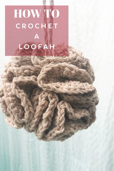 A crochet loofah is easier to make than you might think. Plus they make great gifts for friends and family. Learn how to make one now! Crochet Loofa, Crochet Loofah Pattern Free, Cotton Yarn Crochet Patterns, Cotton Yarn Projects, Simple Sewing Tutorial, Crochet With Cotton Yarn, Crochet Classes, Crochet Business, Crochet Buttons