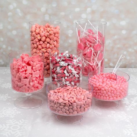 PRICES MAY VARY. Includes: 2lb Pink Jelly Beans, 130 ct Pink Flat Lollipops, 24 oz Milk Chocolate Gems, 28 oz Strawberry Sugar Sanded Gummy Bears, 180 ct Strawberry Lemonade Frooties, 16 oz Pink Candy Coated Popcorn Containers Not Included Candy Items Subject To Change Based On Availibility Ships In Cool Packaging: This Candy Item Is Heat Sensitive And Will Ship With Cool Pack Packaging As Needed. Feeds: 12-18 People Celebrate your special occasion with our Black Candy Buffet. The sweetest addit Candy Coated Popcorn, Black Candy Buffet, Coated Popcorn, Candy Buffet Party, Pink Jelly Beans, Pink Candy Buffet, Popcorn Containers, Strawberry Sugar, Candy Buffet Wedding